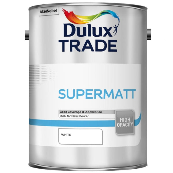 Dulux Trade Supermatt White 5ltr