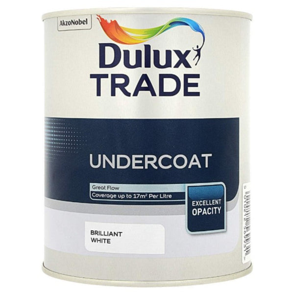 Dulux Trade Undercoat Pure Brilliant White 1ltr
