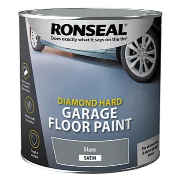 Ronseal Diamond Hard Garage Floor Paint Slate 2.5ltr