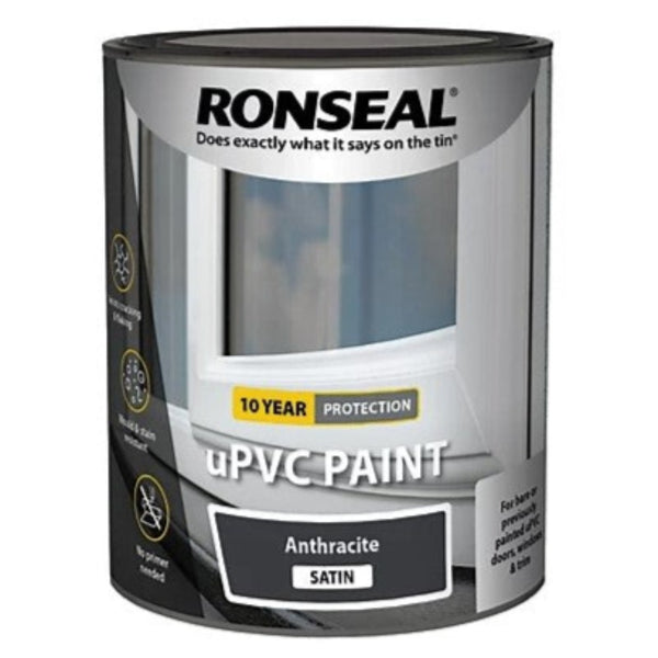 Ronseal UPVC Paint Anthracite 750ml