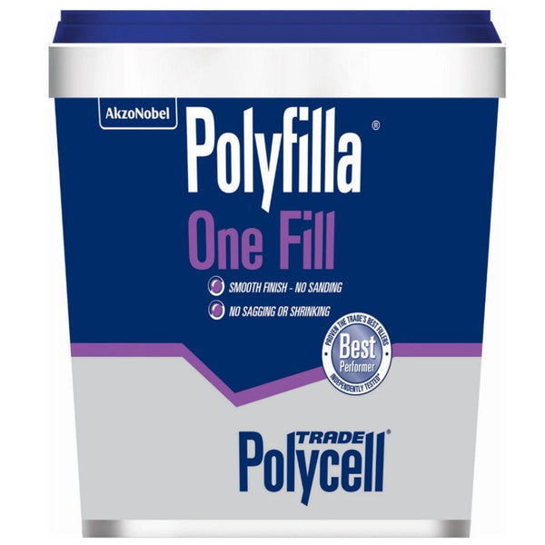 Polycell Polyfilla One Fill Lightweight Ready Mix Filler 4ltr
