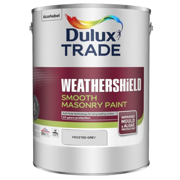 Dulux Trade Weathershield Smooth Masonry Frost Grey 5ltr