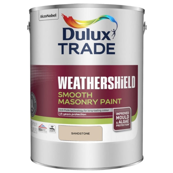 Dulux Trade Weathershield Smooth Masonry Sandstone 5ltr