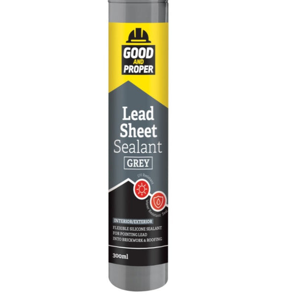 Good And Proper Lead Sheet Sealant 300ml Grey