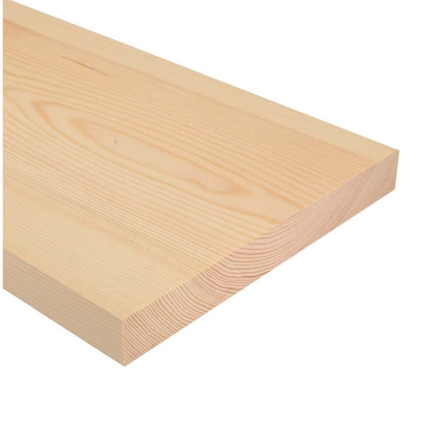 32 x 225mm <27x216> Planed Square Edge Redwood Timber