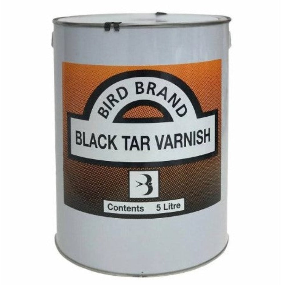 Bird Brand Black Tar Varnish 5ltr