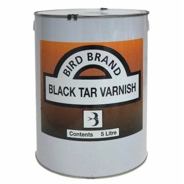 Bird Brand Black Tar Varnish 5ltr