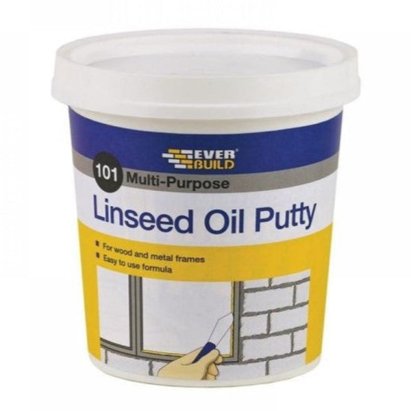 Everbuild Multi Purpose Linseed Oil Putty 1kg