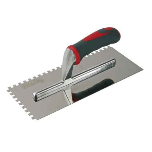 Faithfull Stainless Steel 6mm x 11" Notched Trowel