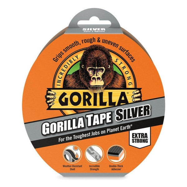 Gorilla Silver Duct Tape 48mm x 32m