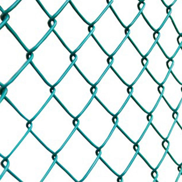 Green Coated Chain Link Fencing