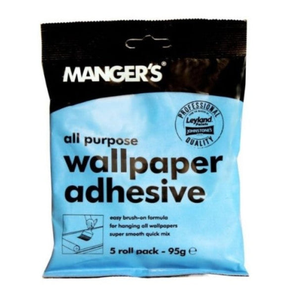 Mangers Wall Paper Adhesive 5 Roll Pack
