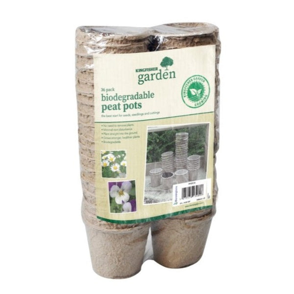 Kingfisher 3 inch Round Peat Pots