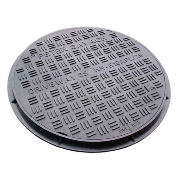 Plastic Access Manhole Covers & Frame 450mm Diameter