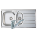 Stainless Steel 1.5 Bowl Sink & Tap Pack