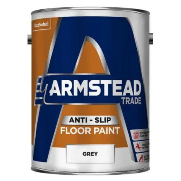 Armstead Trade Anti Slip Floor Paint Grey 5ltr