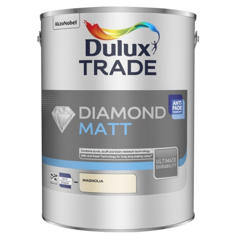 Dulux Trade Diamond Matt Magnolia 5ltr