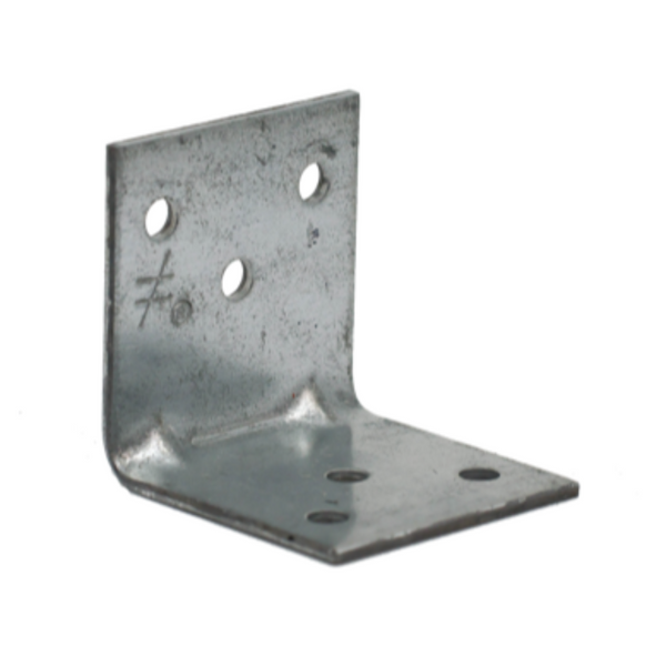 Galvanised Light Reinforced Angle Bracket 40mm x 40mm