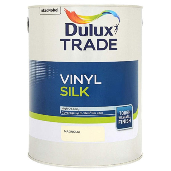 Dulux Trade Vinyl Silk Magnolia 5ltr