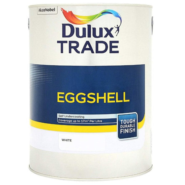 Dulux Trade Eggshell White 5ltr