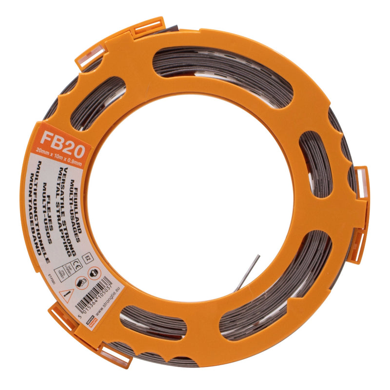 Galvanised Fixing Band 20mm x 10m