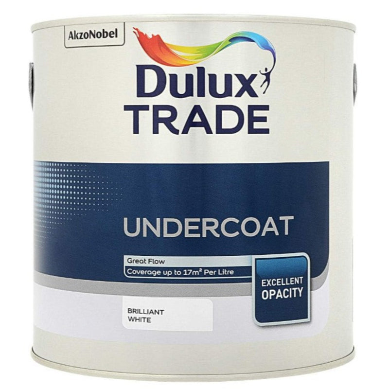 Dulux Trade Undercoat Pure Brilliant White 2.5ltr