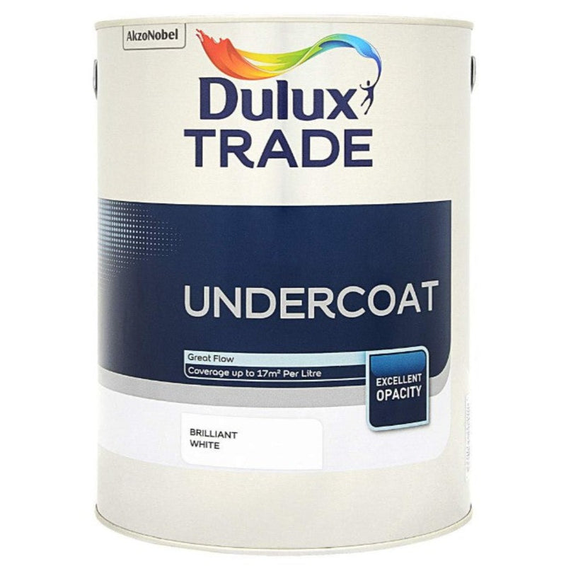 Dulux Trade Undercoat Pure Brilliant White 5ltr