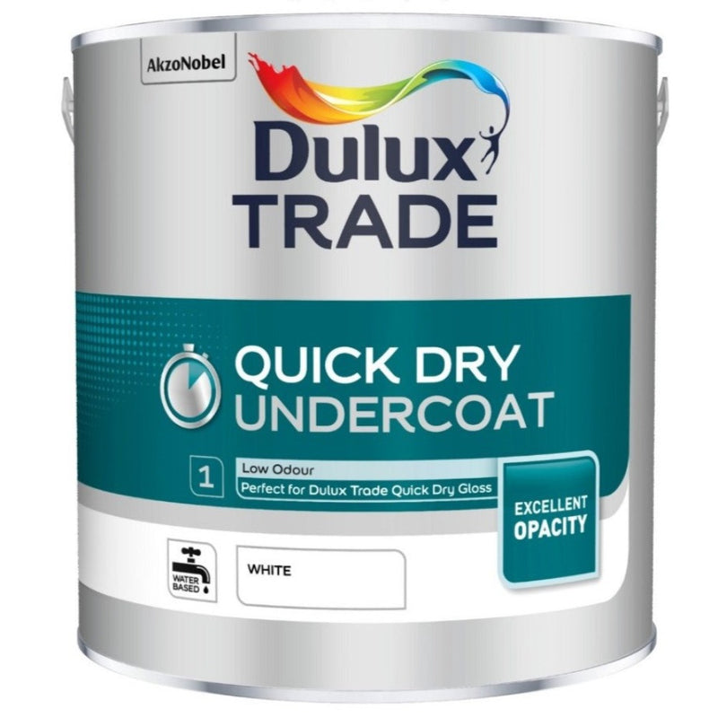 Dulux Trade Quick Dry Undercoat White 2.5ltr