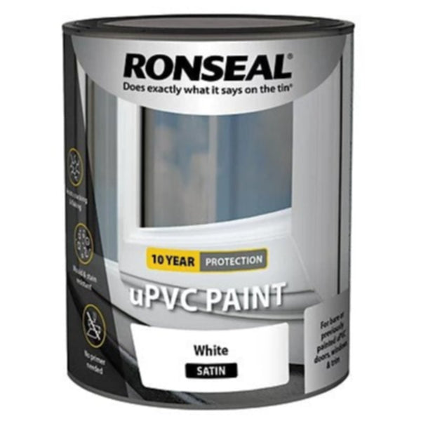 Ronseal UPVC Paint White 750ml