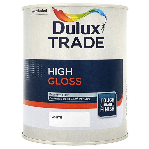 Dulux Trade High Gloss White 1ltr