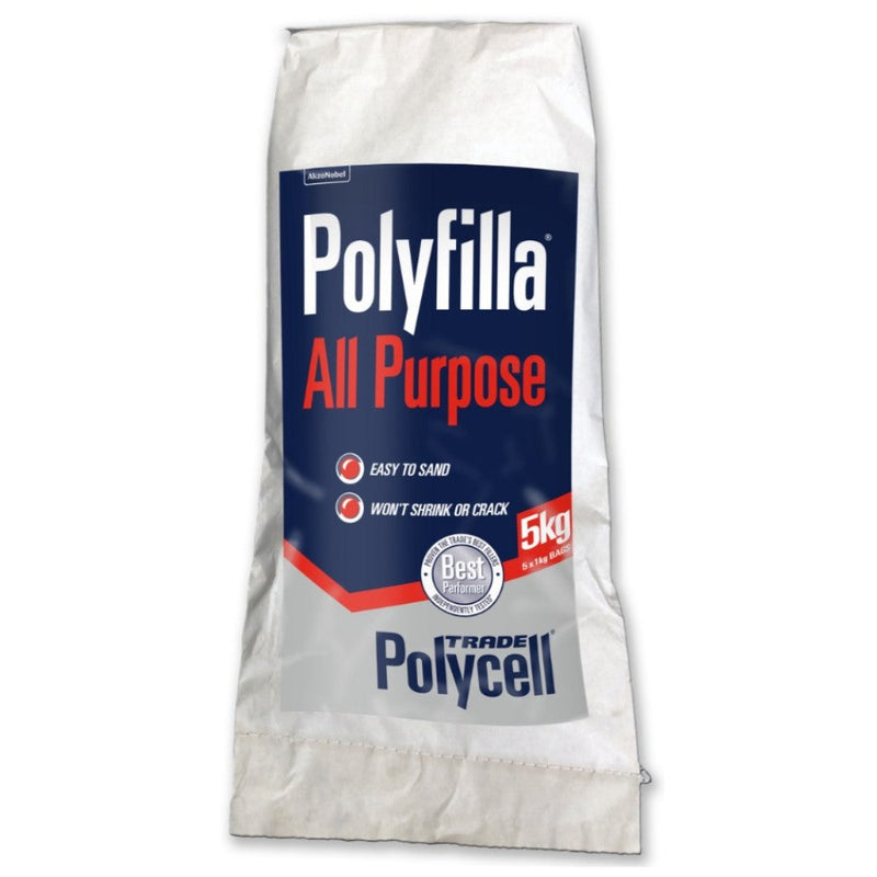 Polycell Polyfilla All Purpose Filler Powder 5kg