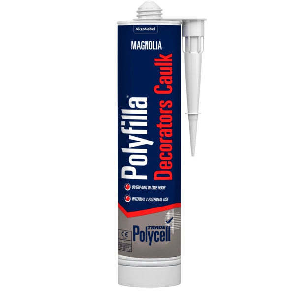 Polycell Polyfilla Decorators Caulk Magnolia 380ml