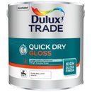Dulux Trade Quick Dry Gloss Pure Brilliant White 2.5ltr