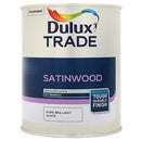 Dulux Trade Satinwood Pure Brilliant White 1ltr