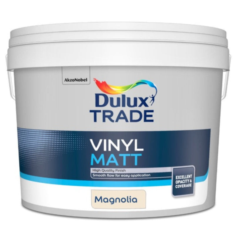 Dulux Trade Vinyl Matt Magnolia 10ltr