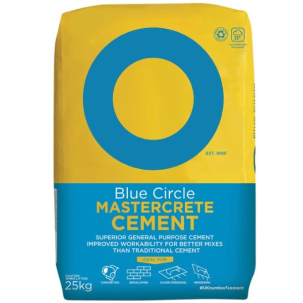 Tarmac Mastercrete Cement (Plastic Bags) 25kg