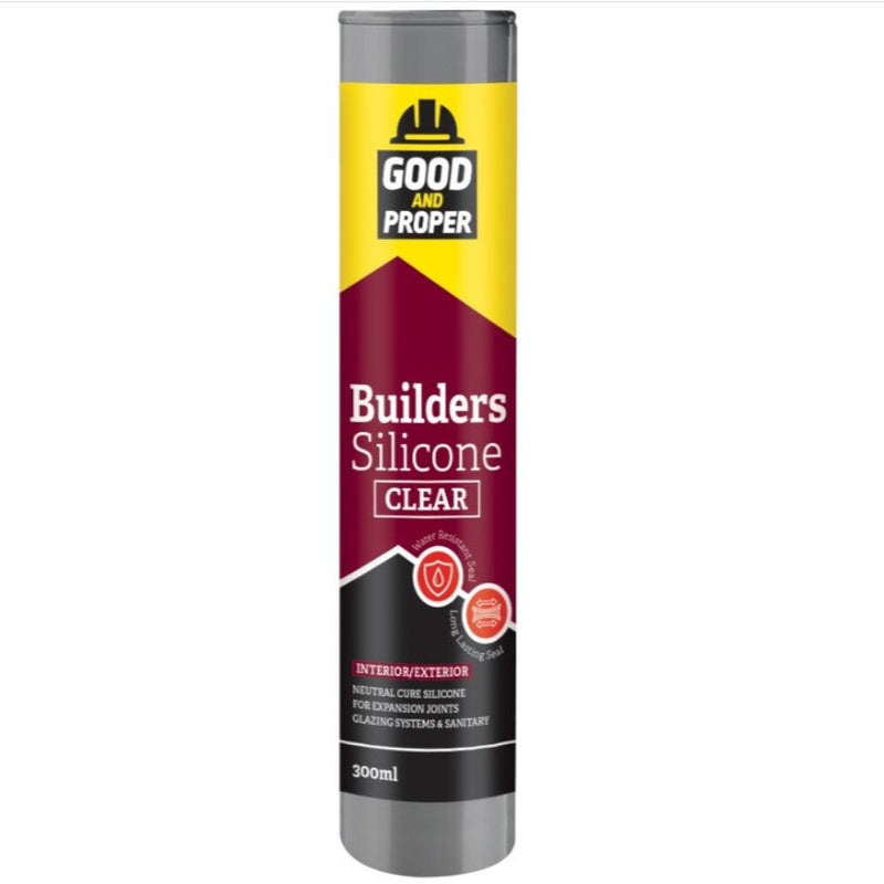 Good And Proper Builders Silicone 300ml Clear