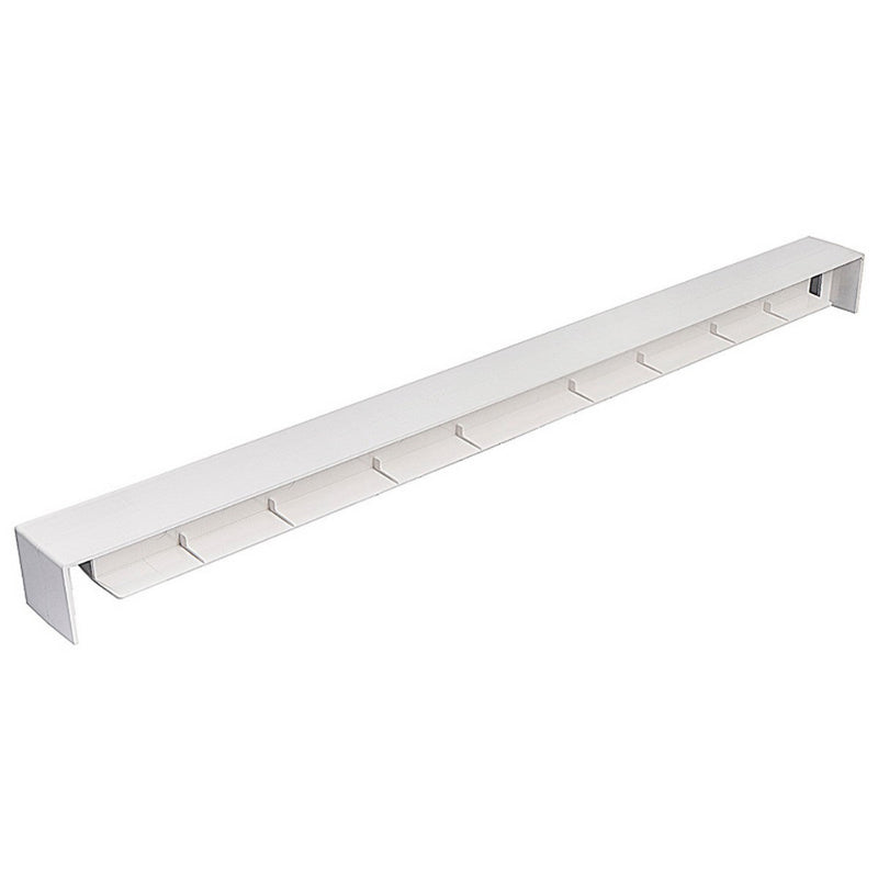 Plastic White Square Double Joiner Cap 500mm