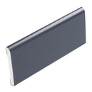 Plastic Anthracite Architrave Moulding 5m x 6mm x 95mm
