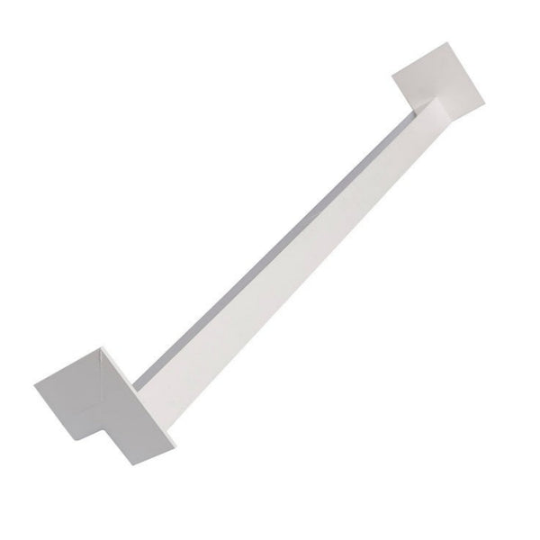 Plastic White Square Double Internal Corner Cap 500mm
