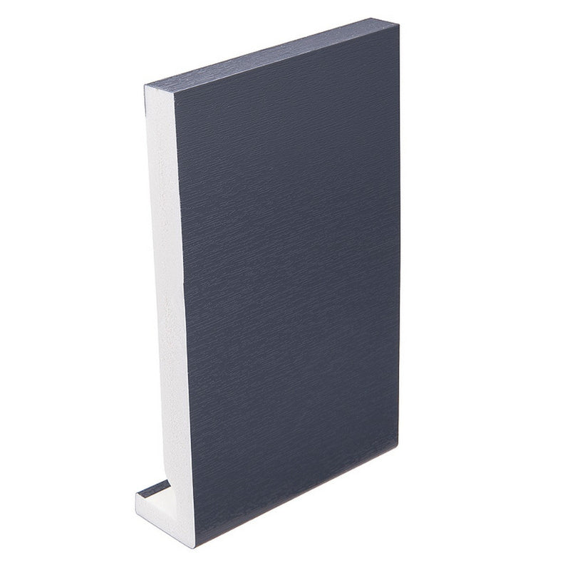 Plastic Anthracite Square Fascia 16mm x 225mm x 5m