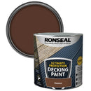 Ronseal Ultimate Protection Decking Paint Chestnut 2.5ltr