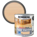 Ronseal Diamond Hard Floor Varnish Clear Satin 2.5ltr