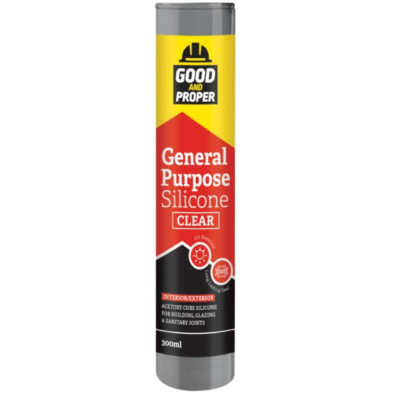 Good And Proper General Purpose Silicone 300ml Clear