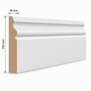 Primed MDF Ogee Skirting 18 x 119mm (4.4m Length)