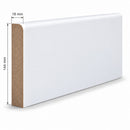 Primed MDF Pencil Round Skirting 18 x 144mm (4.4m Length)