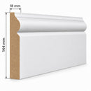 Primed MDF Torus Skirting 18 x 144mm (4.4m Length)