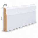 Primed MDF Chamfered Architrave 18 x 44mm (4.4m Length)