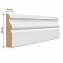 Primed MDF Ogee Architrave 18 x 68mm (4.4m Length)