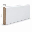 Primed MDF Pencil Round Skirting 18 x 68mm (4.4m Length)
